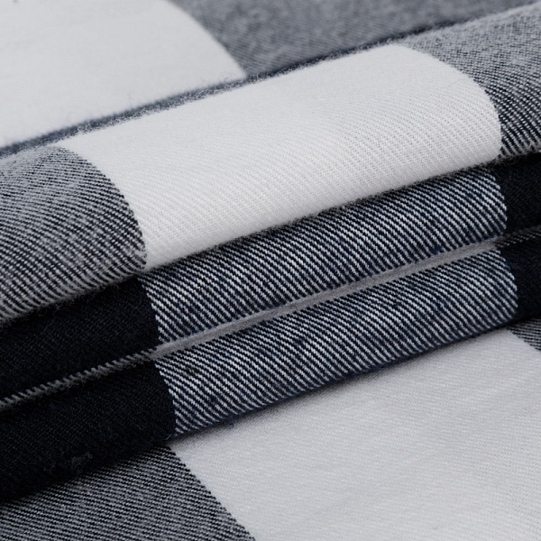 Фланель с хлопком в клетку, цвет - в ассортименте