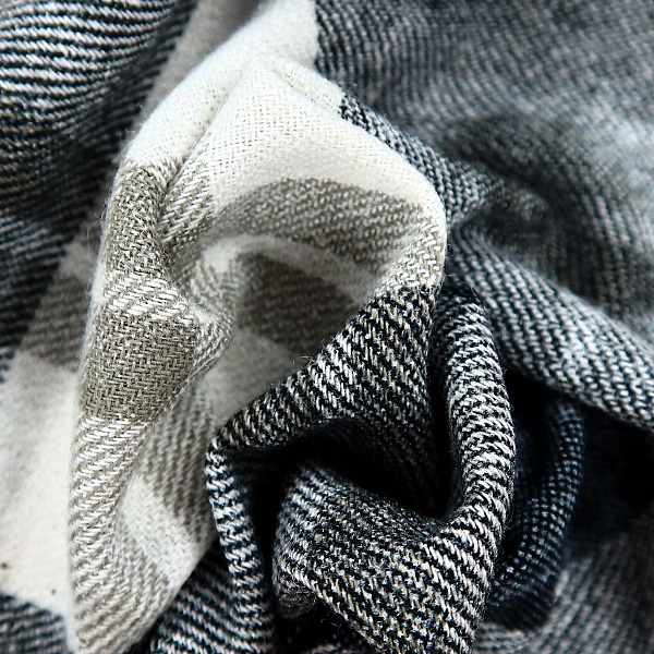 Рубашечный хлопок с эффектом варки, цвет - Чёрный