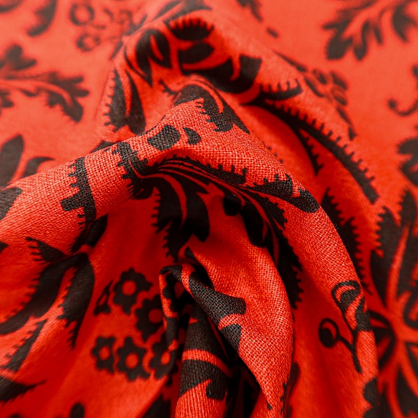 Перкаль плательный, цвет - Красный