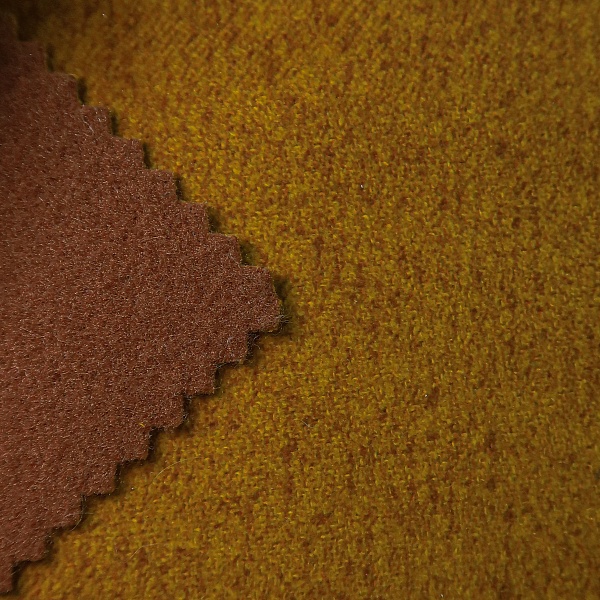 Велюр мебельный, цвет - Жёлтый тёмный