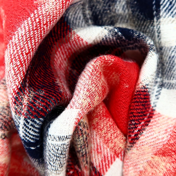 Рубашечный хлопок с эффектом варки, цвет - Мультиколор