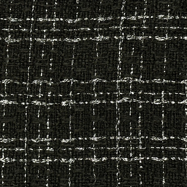 Твид "Шанель", цвет - Чёрный