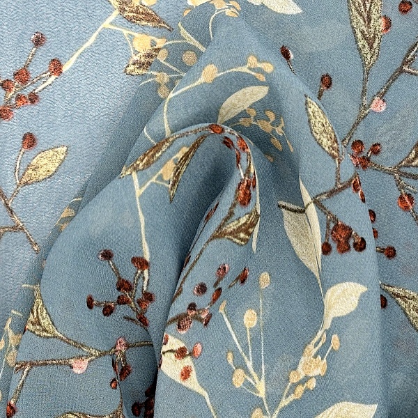 Шифон плательный, цвет - в ассортименте