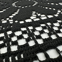 Кружево плательное, цвет - Чёрный