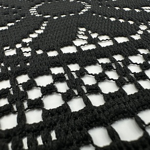 Кружево плательное, цвет - Чёрный