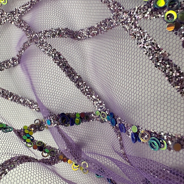 Сетка подкладочная, цвет - Фиолетовый