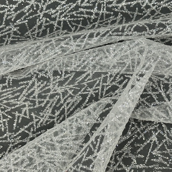 Сетка плательная, цвет - Белый