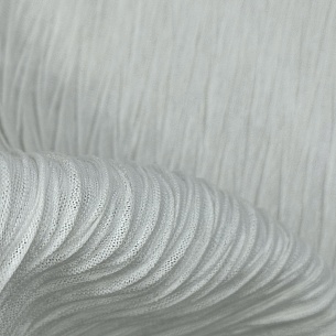 Полиэстер плательный, цвет - Белый