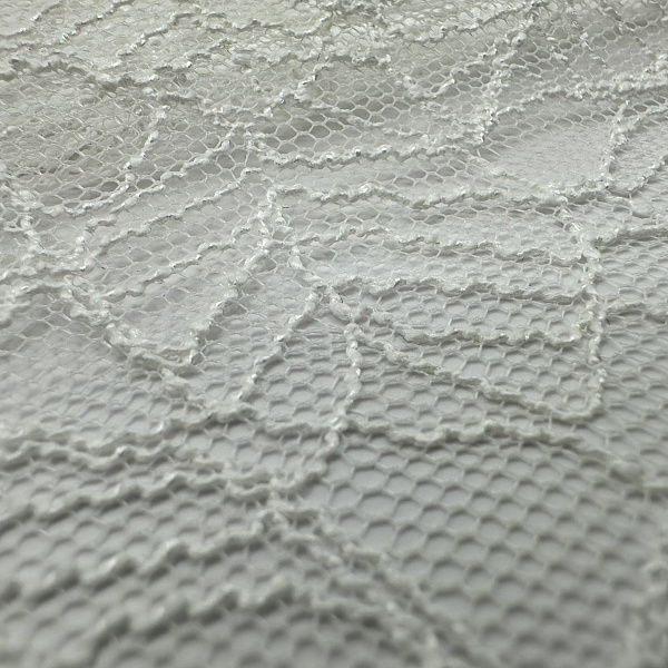 Кружево плательное, цвет - Белый