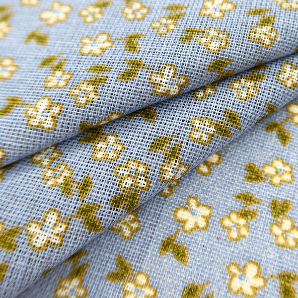 Ситец плательный, цвет - Голубой