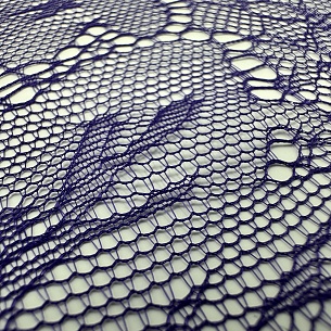 Кружево плательное, цвет - Фиолетовый