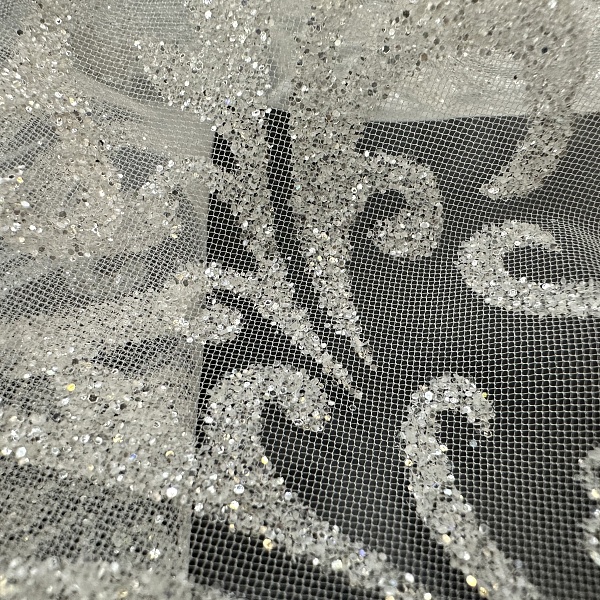 Сетка плательная, цвет - Белый