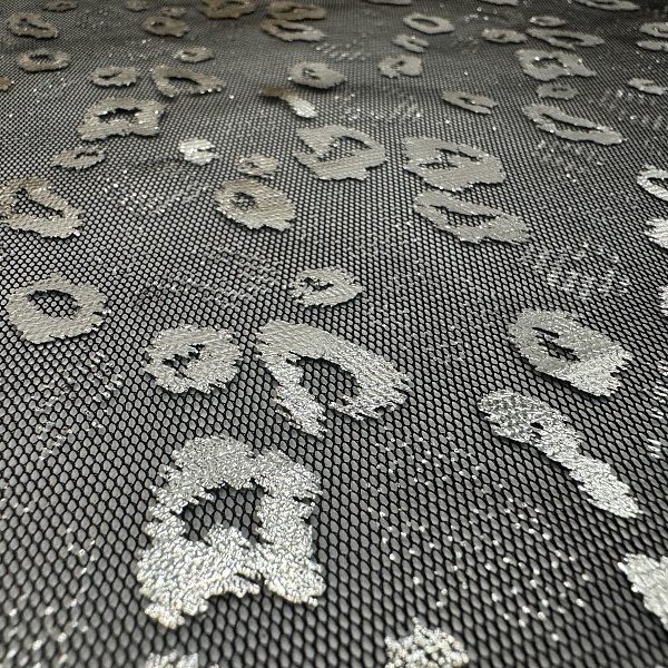 Полиэстер плательный, цвет - Чёрный