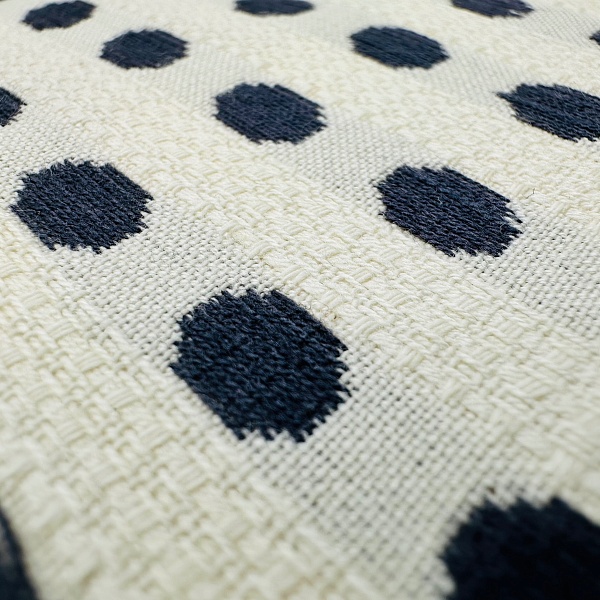 Жаккард плательный, цвет - Чёрно-белый