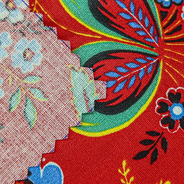 Перкаль плательный, цвет - Красный