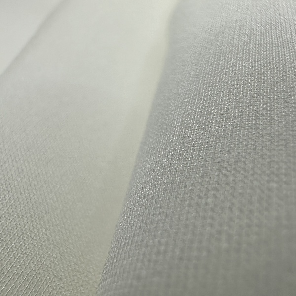 Натуральный шёлк, атлас с эластаном плательно-блузочный, цвет - Молочный