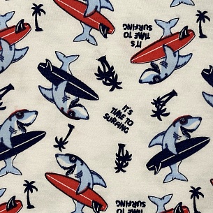 Ткань детская, цвет - Белый