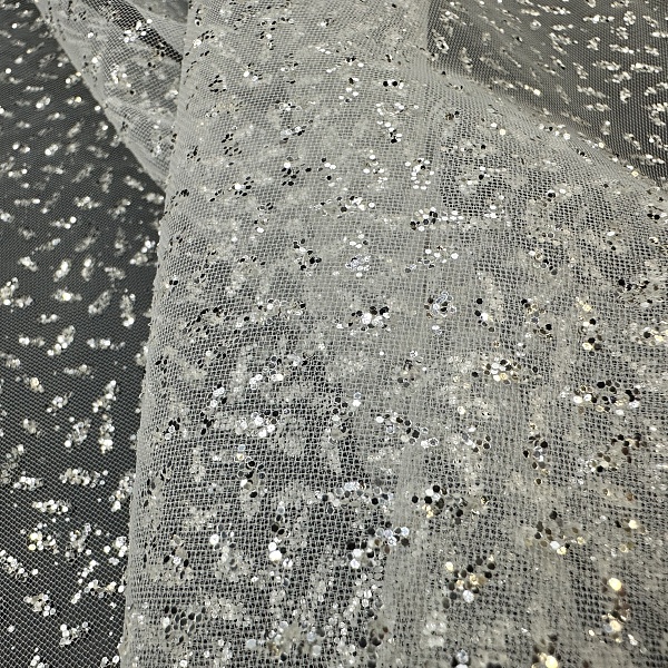 Сетка плательная, цвет - Белый