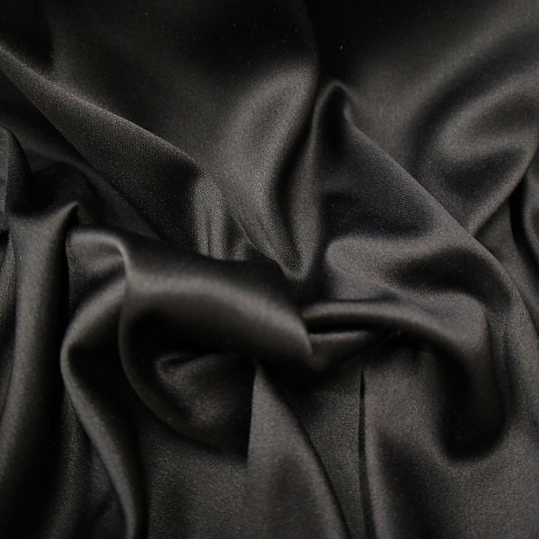 Плательно-костюмная ткань, цвет - Чёрный