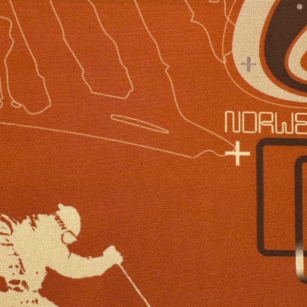 Полиэстер курточно-плащевой, цвет - Оранжевый