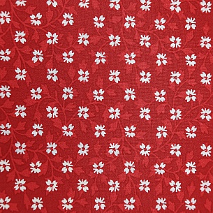 Перкаль плательный, цвет - Красный