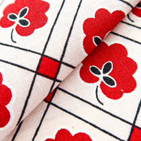 Перкаль плательный, цвет - Красный