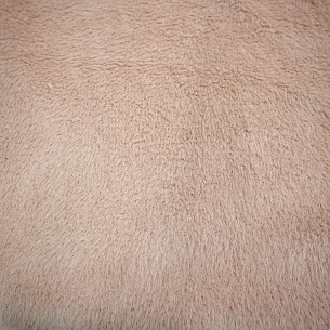 Искусственный мех на трикотажной основе, цвет - Розовый