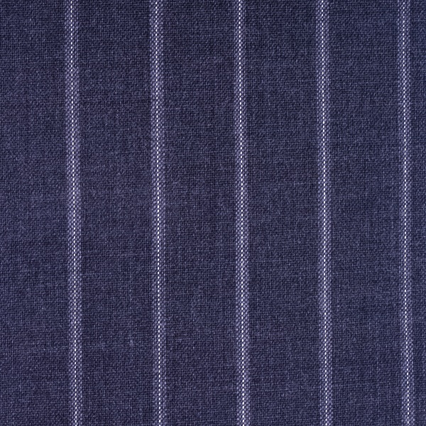 Шерсть костюмная, цвет - Чёрный в полоску